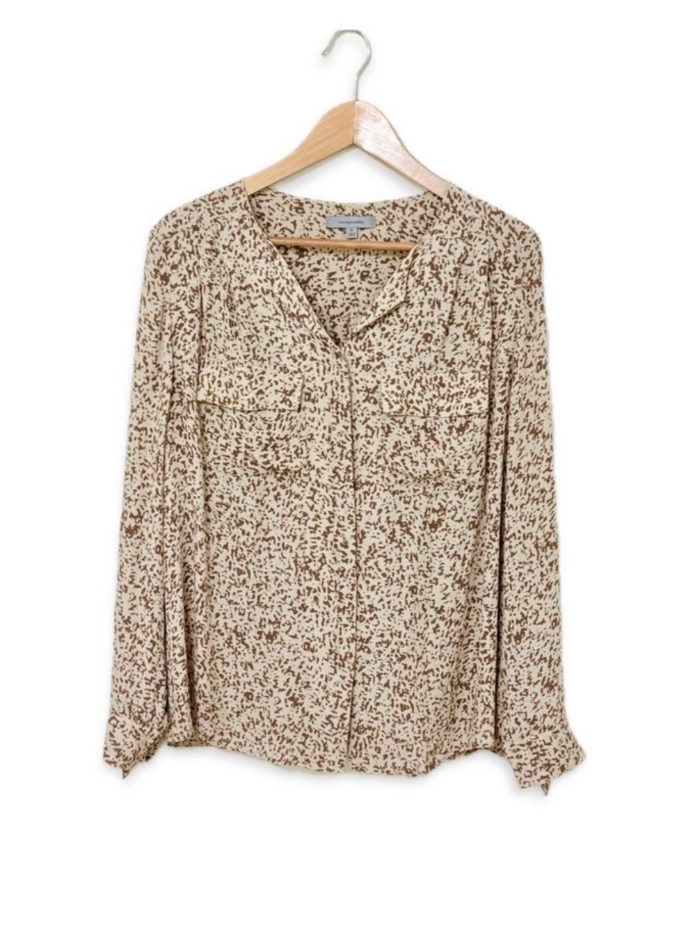Classiques Entier 100% Silk Print Blouse XL